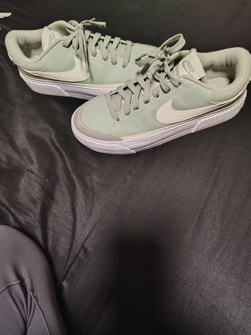 Nike Women's Court Legacy Sage Green Low-Top Sneakers